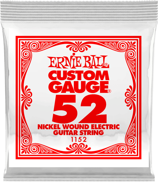 Ernie Ball .052 NICKEL WOUND ELECTRIC GUITAR STRINGS
