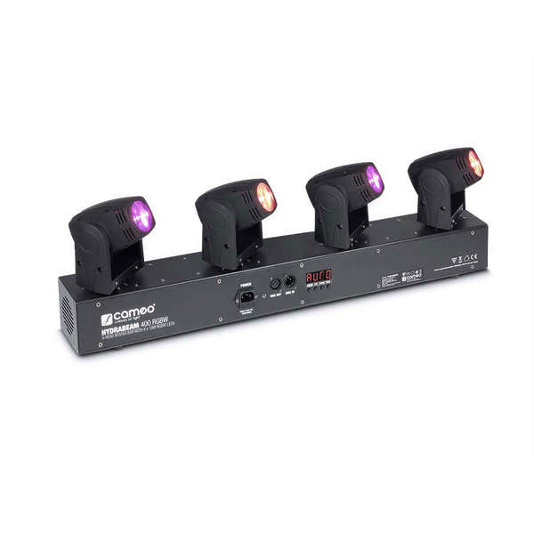 Cameo HYDRABEAM 400 RGBW - SET VAN 4 LED 10 W CREE RGBW ULTRASNELLE VERGRENDELDE PROJECTOREN