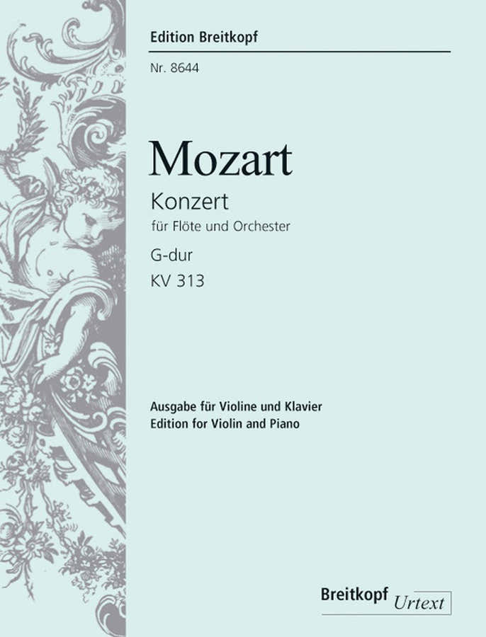 Moz W.A. - Concert voor Fluit in G majeur Kv 313 - Fluit Piano