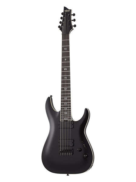 Schecter C-7 Sls Evil Twin Satijnzwart