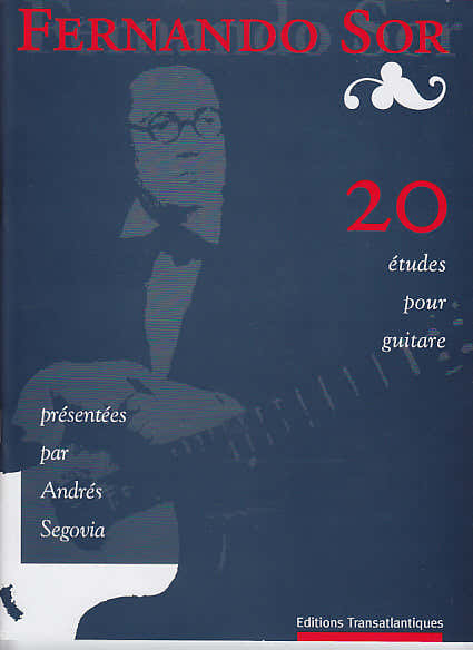 Transatlantiques Sor F. - 20 Etudes - Guitare