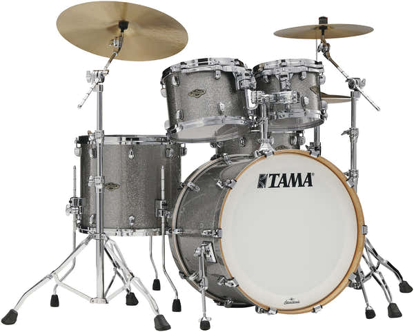 WBR42S-SSS - Starclassic Walnut/Birch Stage 22" Rookzilver met glinstereffect