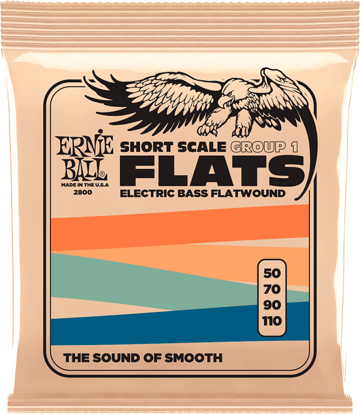 Ernie Ball FLATS GROUP 1 SHORT SCALE 50-110