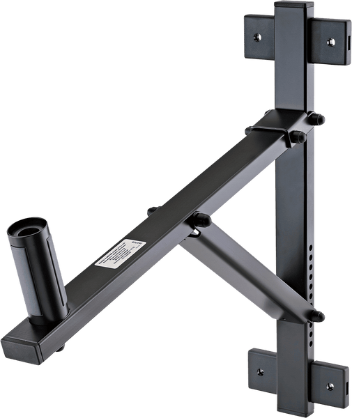 K&M 24110-000-55 Zwarte muurbeugel voor luidspreker