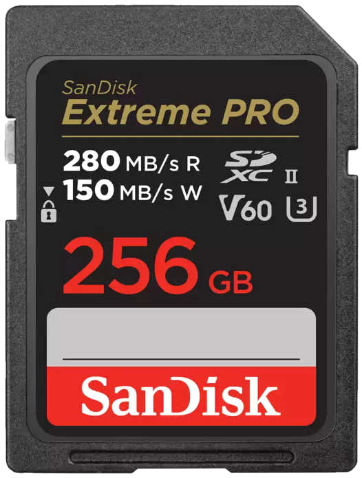 SD XC Extreme Pro UHS-II – 256 Go