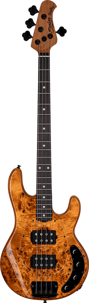 STERLING BY MUSIC MAN Ray 34 HH Poplar Burl Amber