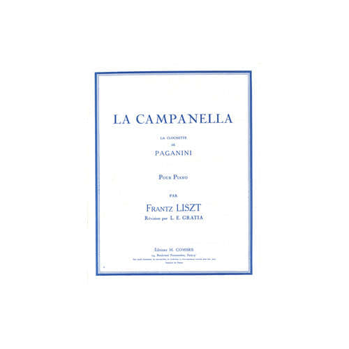 Combre Listz - La Campanella - Piano