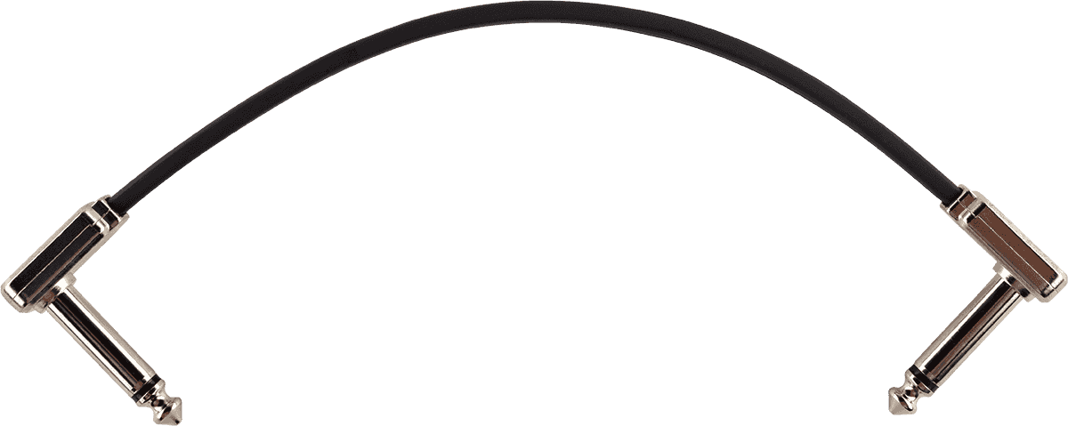 Instrumentkabel Patch - Haaks Dun & Plat - 15 CM