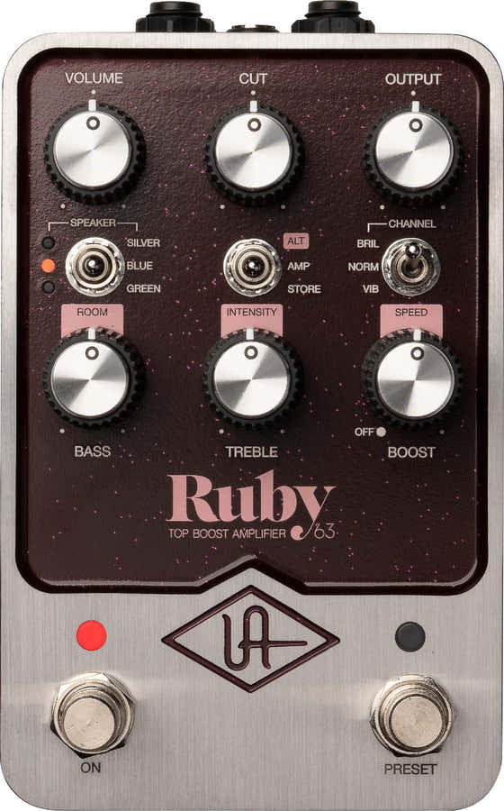 UAFX Ruby '63 Top Boost-versterker
