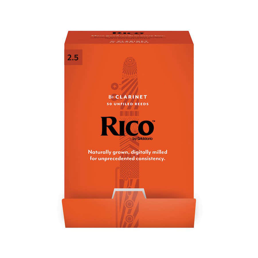 RCA0125-B50 - BESKLARINET RIETEN RICO PAR 2 5 (AANTAL PER VERPAKKING50)