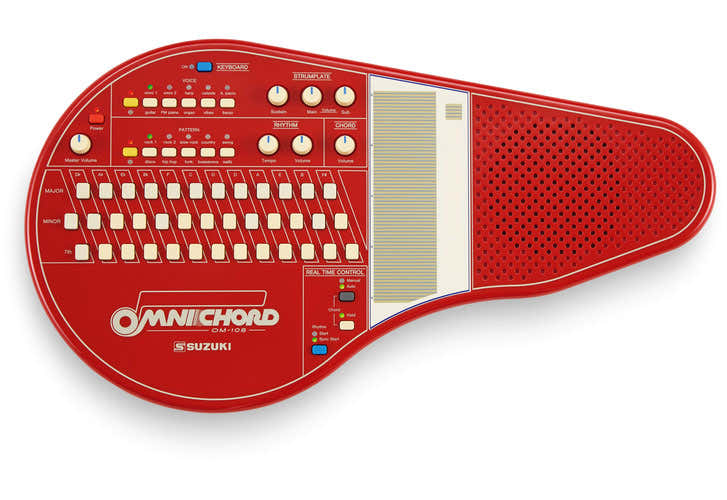 Omnichord OM-108 Rood