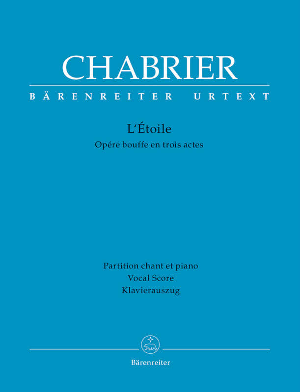 Chabrier - L'etoile - Vocal Score