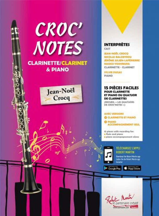 Croc'Notes Klarinet en Piano