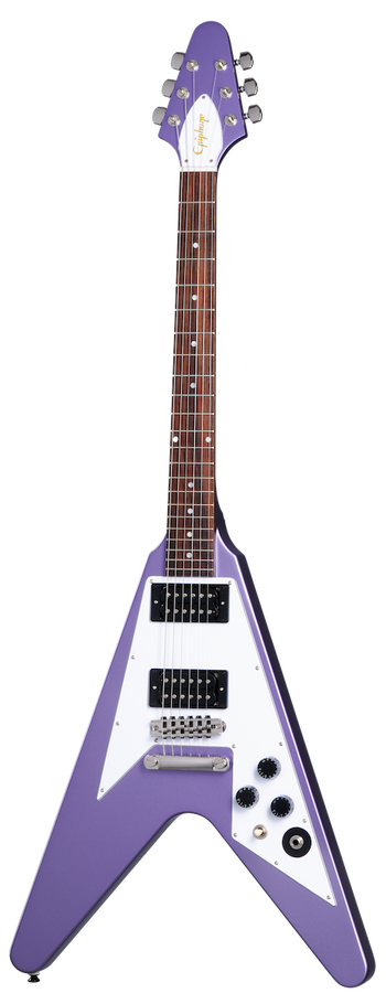 Flying V 1979 Signature Kirk Hammett Purple Metallic