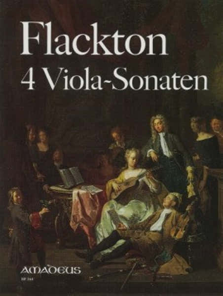 Amadeus Flackton William - 4 Viola Sonaten Op.2 - Alto & Piano