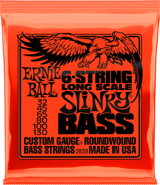 Ernie Ball LONG SCALE SLINKY BASS 6 STRINGS 32-130 2838