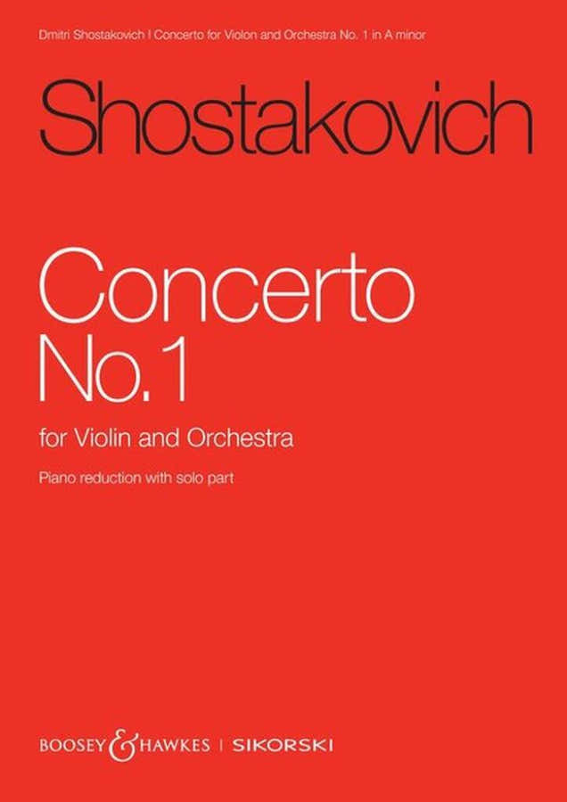 CHOSTAKOVITCH D. - Vioolconcert nr. 1 in a klein op. 77 - viool en piano