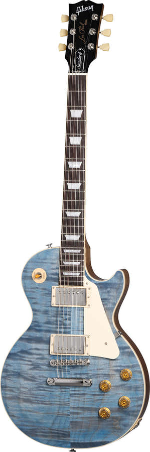 Les Paul Standard 50s Gefigureerde top Ocean Blue Original