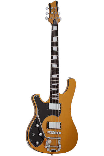 Schecter Stargazer-6 Vibrato LH Metallic Gold