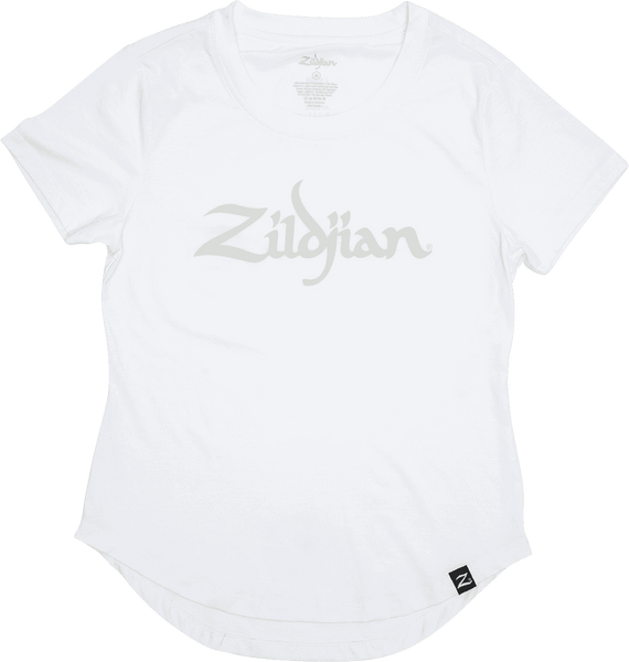 Maat M - Wit damest-shirt Zildjian