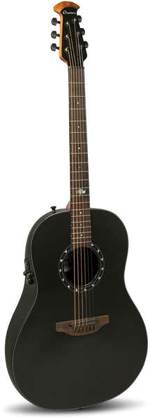 Ovation Elektro-Akoestische Gitaar Pro Series Ultra Mid-Depth Non-Cutaway Pitch Black