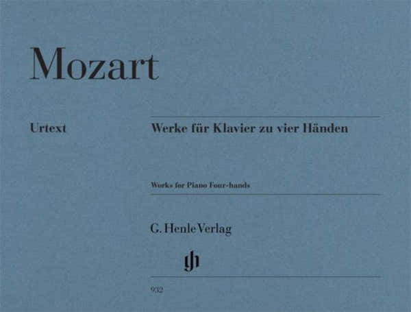 Henle Verlag Mozart W.a. - Works For Piano FOUR-hands