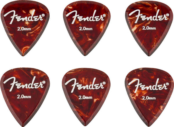 Aero Acryl plectrums 6 stuks 2.0mm