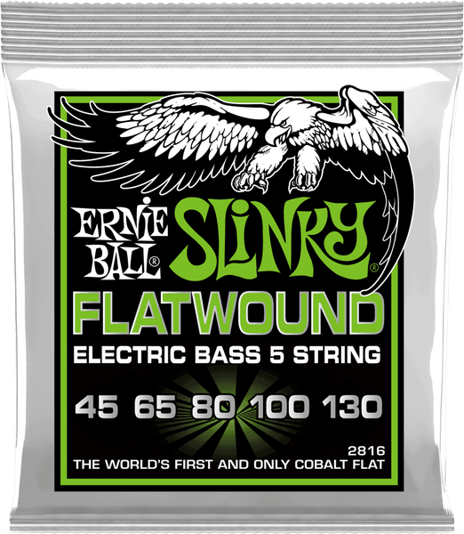 Ernie Ball 2816 Flatwound Regular Slinky 5C 45-130