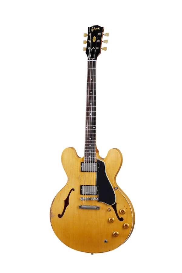 Es-335 1959 heruitgave ultra zwaar verouderd Vintage Natural Cs Mlc
