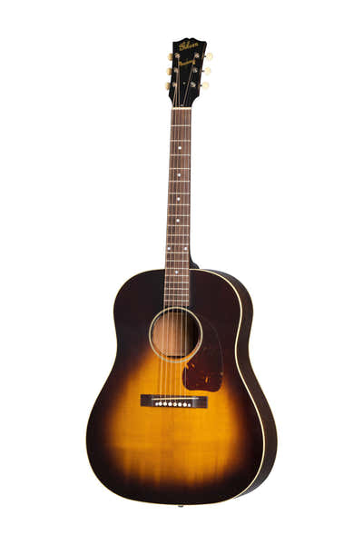 Gibson Custom J-45 1942 Banner Licht verouderd Vintage Sunburst CSHR