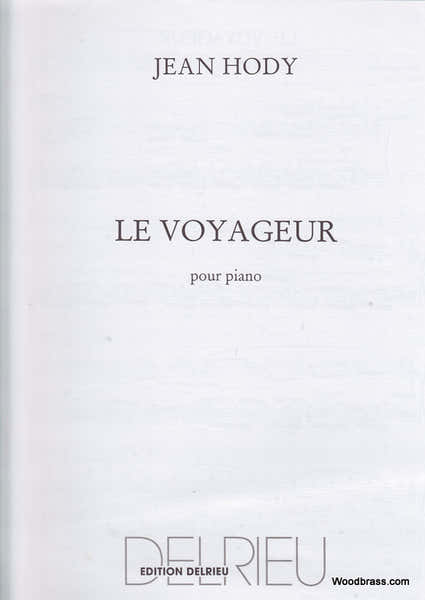 Hody Jean - Le Voyageur - Piano