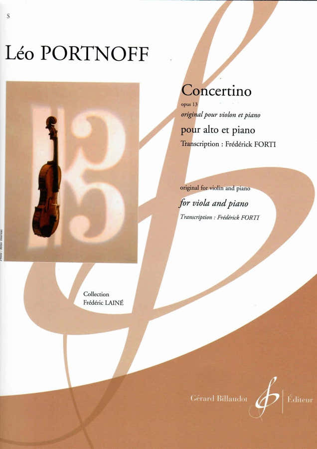Portnoff Leo - Concertino Op.13 - Altviool & Piano