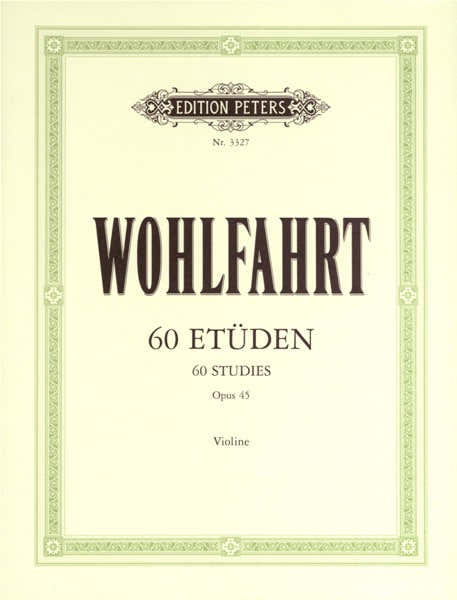 Wohlfahrt Franz - 60 etudes Op.45 - Viool