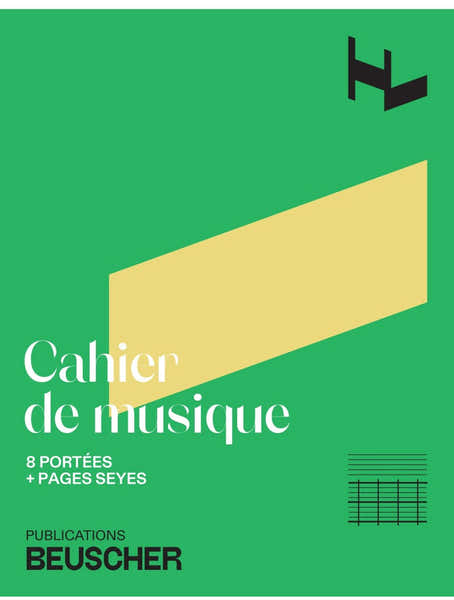 Paul Beuscher Publications Muziekschrift 8 Notenbalken + Seyes-pagina's