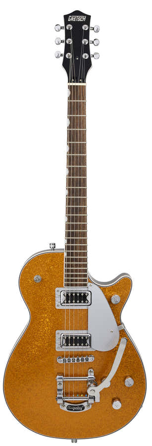 G5230T Electromatic Sparkle Jet Ft Single-Cut met Bigsby Lrl Goud Sparkle