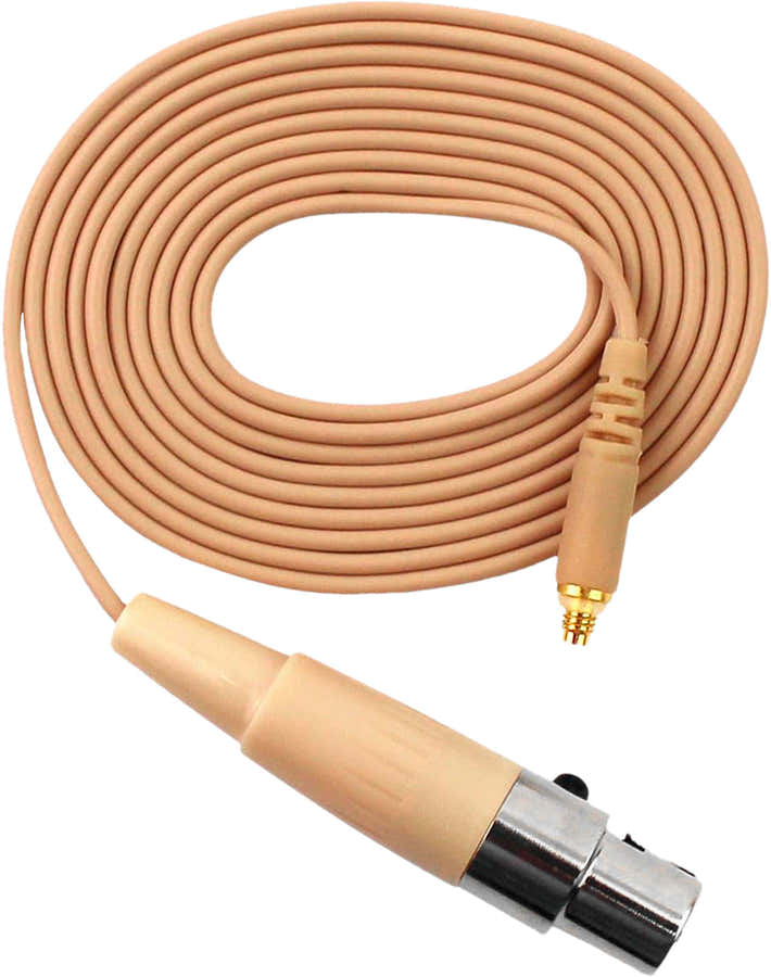 Kabel mini XLR beige