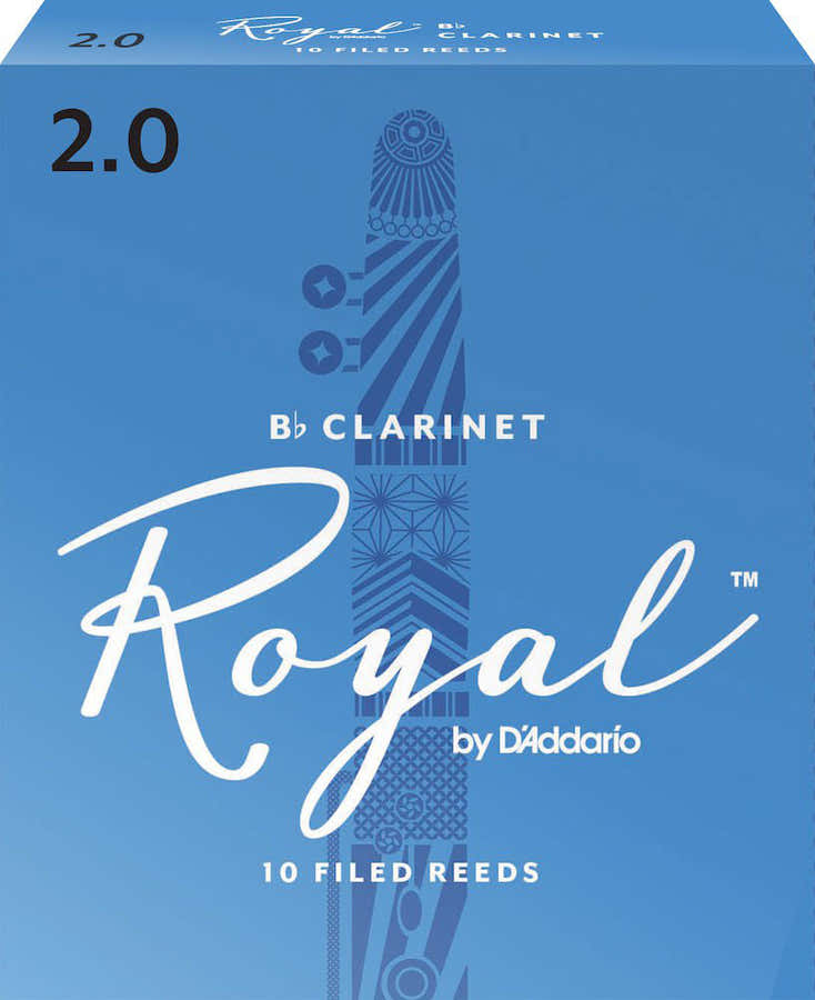 RICO ROYAL BB CLARINET REEDS 2