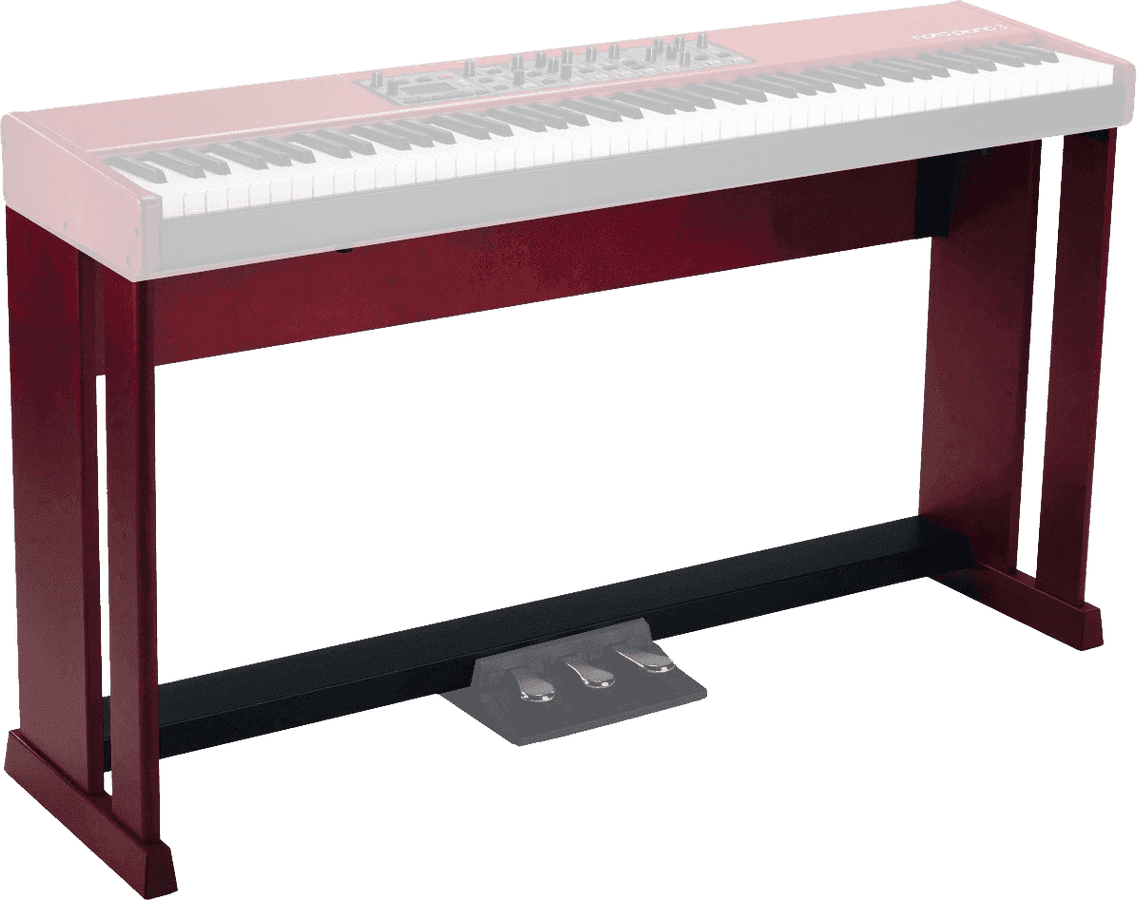 Keyboardstandaard WOOD STAND V4 Rood