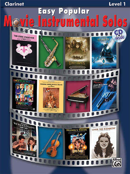 Alfred Publishing Easy Popular Movie Solos + CD - Clarinet Solo