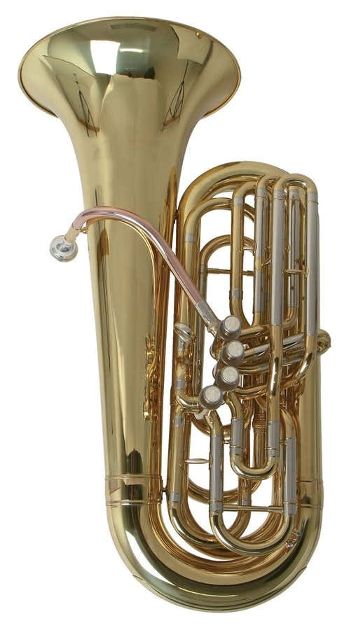 TB-302 - BBb TUBA - 4 FRONT ACTION VENTIELEN - GELAKT