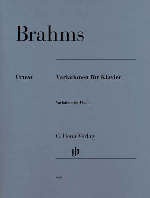 Brahms J. - Variations For Piano