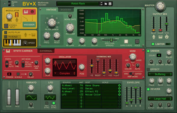 Reason Studios BV-X Multimode-vocoder