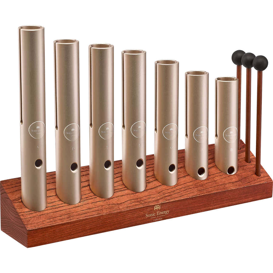 WWTSETCHA - Wah-Wah-buis 7-delig 432 Hz champagnegoud