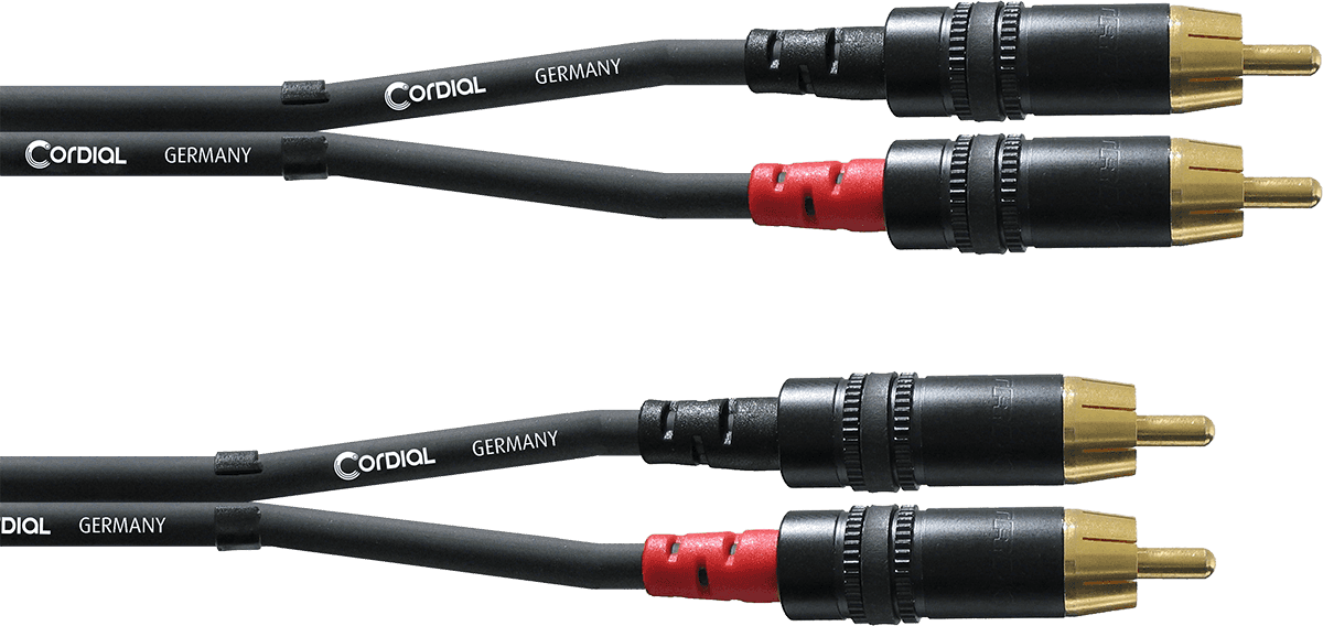 Audiokabel Dubbele RCA 90 CM