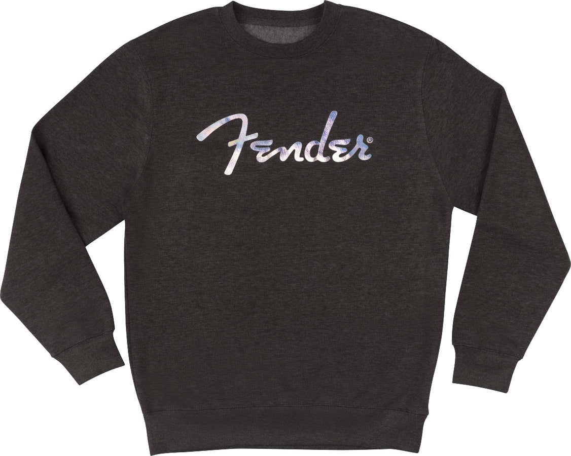 "L" Galaxy Logo-sweatshirt antraciet gemêleerd