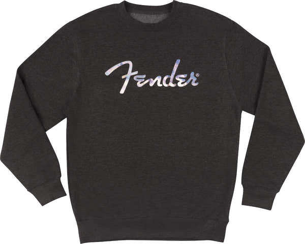 "L" Galaxy Logo-sweatshirt antraciet gemêleerd