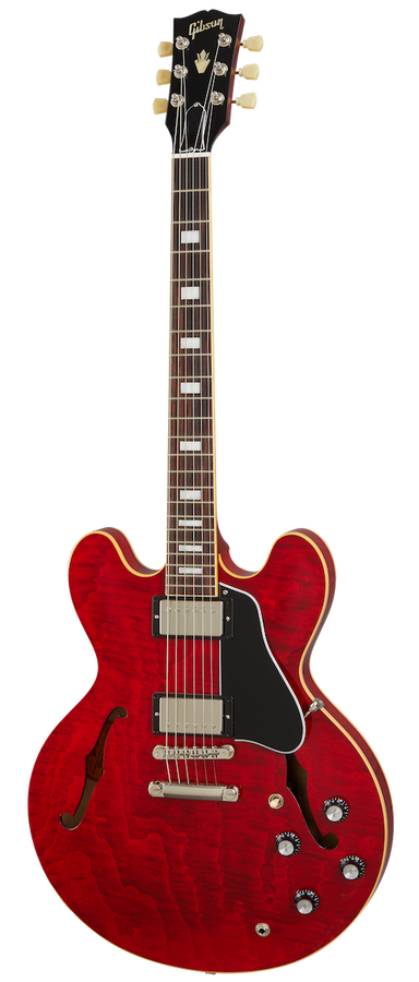 ES-335 Gevlamd 60s Kersen Original