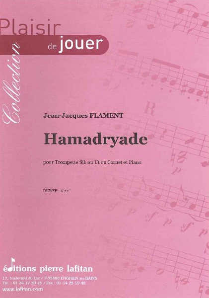 Lafitan Flament Jean-Jacques - Hamadryade - Trompette Sib Ou Ut Ou Cornet Et Piano