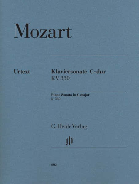 Henle Verlag MOZART W.A. - PIANO SONATA C MAJOR K. 330 (300H)