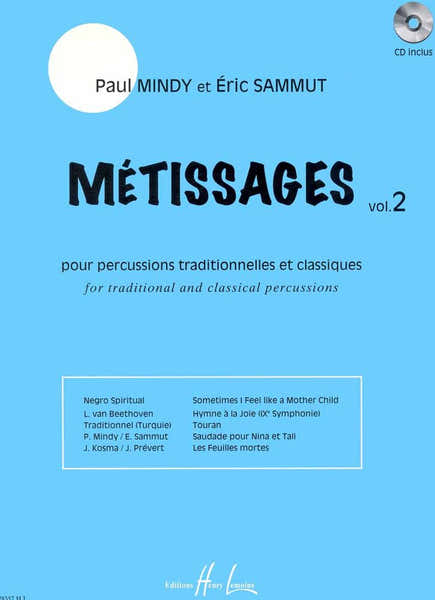 Lemoine Mindy/sammut - Métissages Vol.2 - Percussion